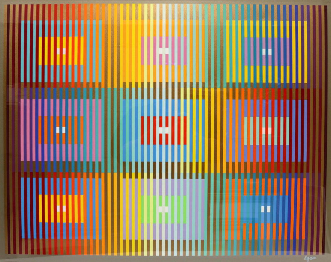 Yaacov Agam (Israel b. 1928) Signed Edition Lithograph (1 of 8)