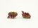 14Kt Ruby & Diamond Earrings