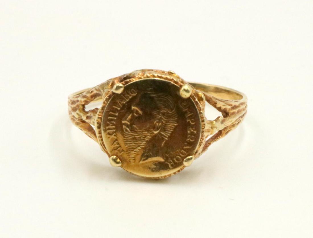 Antique Mexican 14Kt Gold Ring (1 of 3)
