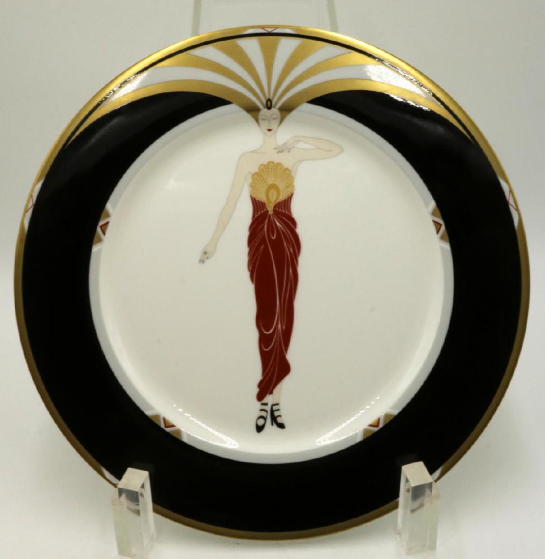Erte "Le Soleil Ebony" Plate (1 of 2)