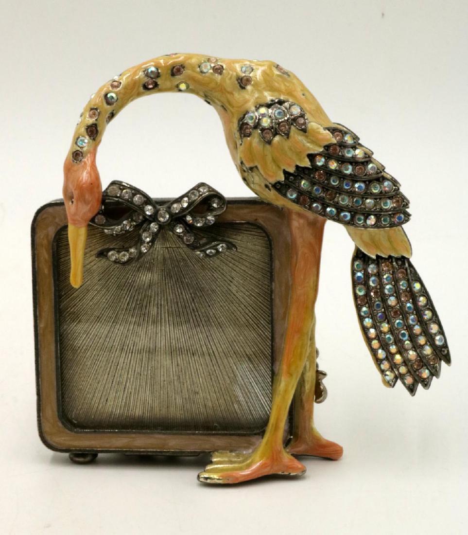 Jay Strongwater Enamel Bird Picture Frame (1 of 3)