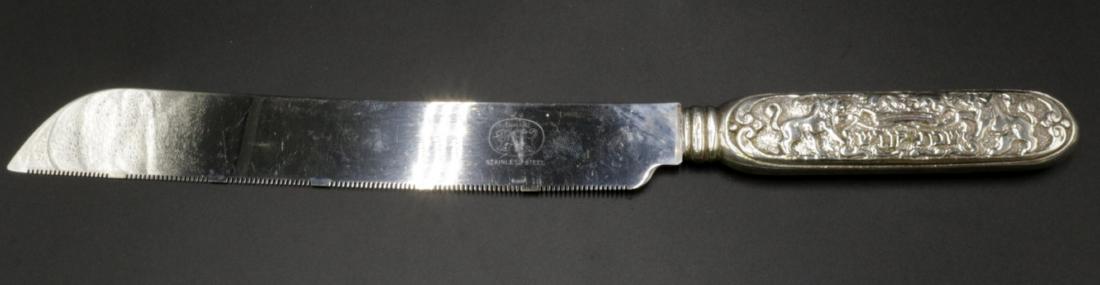 Judaica Sterling Silver Challah Knife (1 of 3)