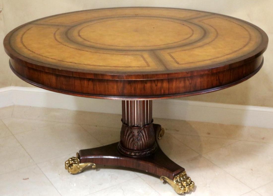 Maitland Smith Regency Style Mahogany Table (1 of 7)