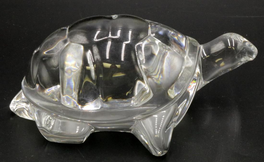Large Steuben Crystal Turtle Sculpture (1 of 3)