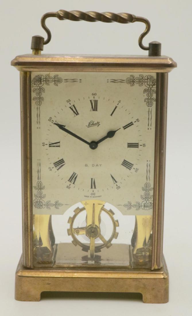 Aug Schatz & Sohne Germany Carriage Clock