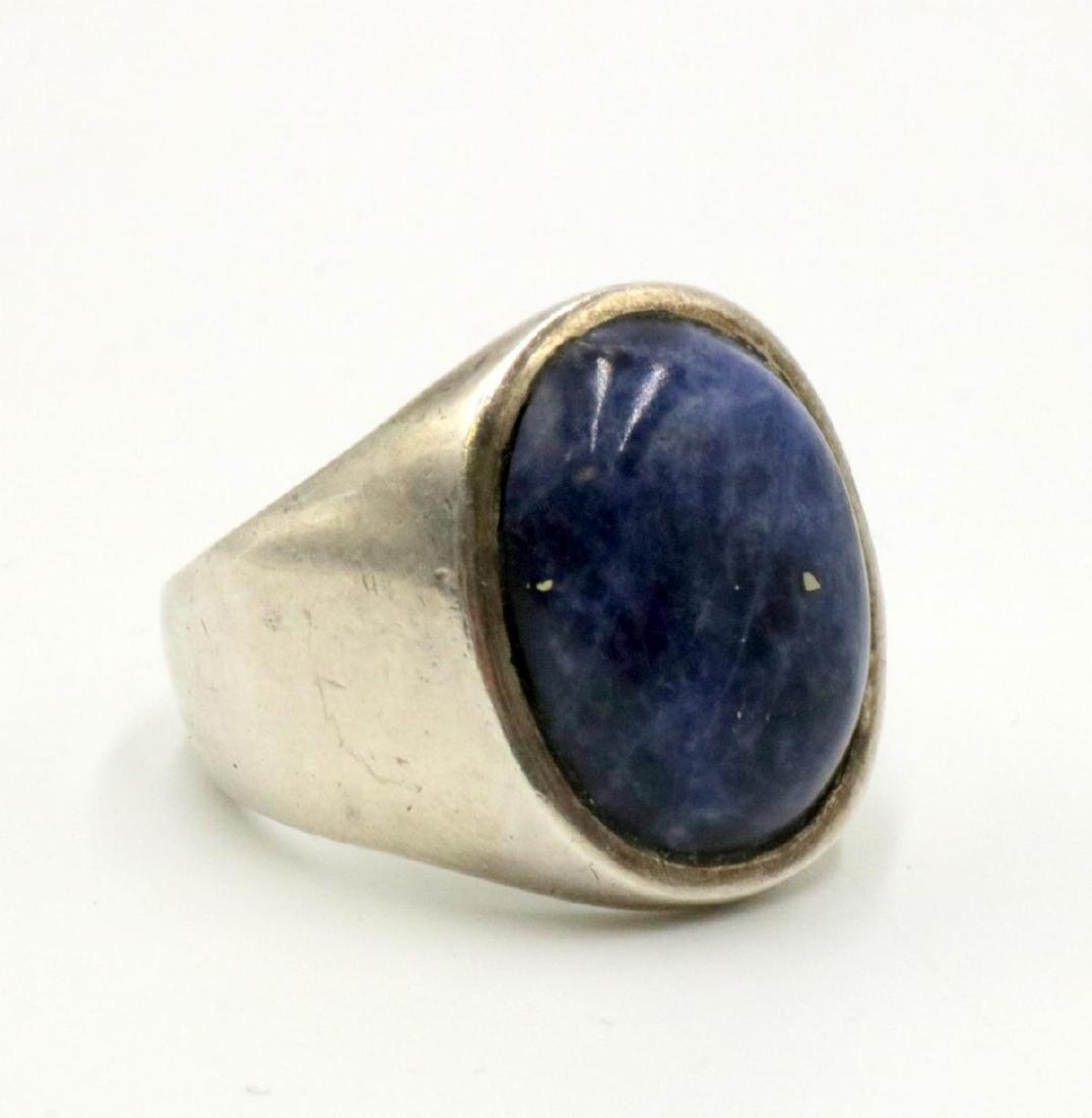 Sterling & Lapis Men's Ring (1 of 2)