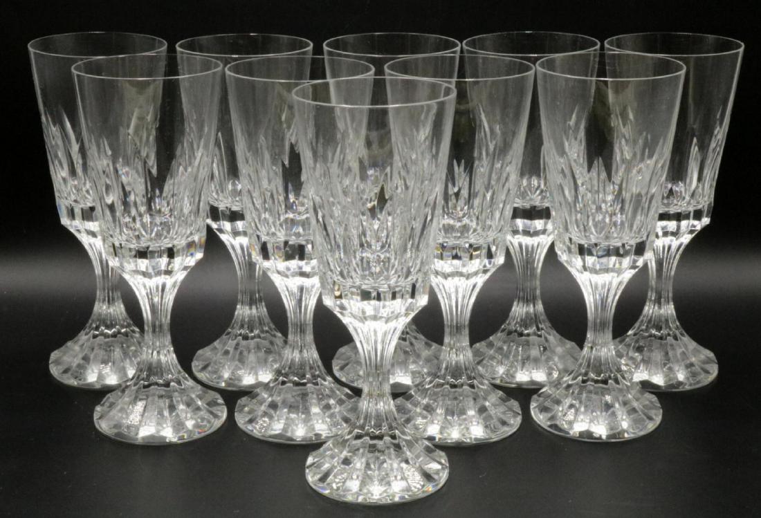 10 Pc. Baccarat "D' Assas" Crystal Water Goblets (1 of 7)