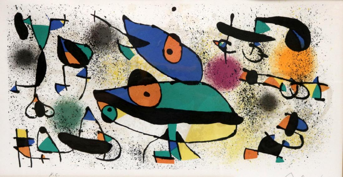 Joan Miro "Sculptures II" Original Lithograph (1 of 6)