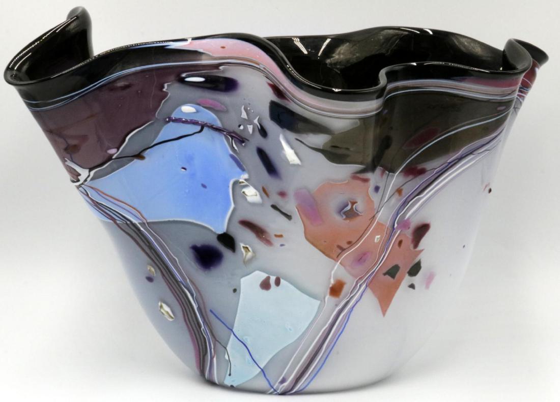 Stephen Nelson Art Glass Vase (1 of 5)