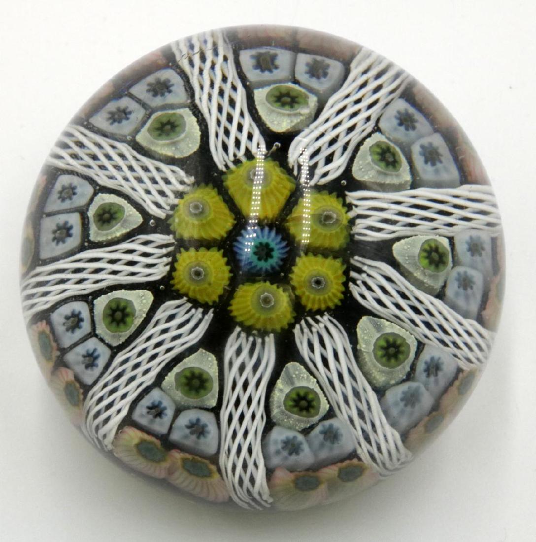 Vintage Art Glass Paperweight: Vintage Art Glass Paperweight. Measures - 2" high x 2 1/2" wide.