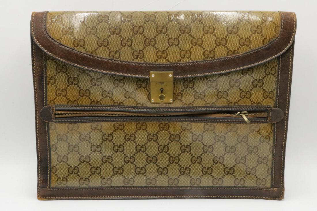 Vintage Gucci Clutch Briefcase (1 of 6)