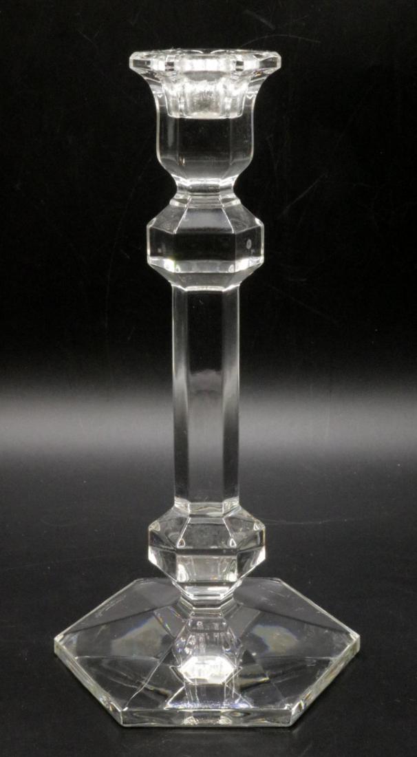 Val St. Lambert Crystal Candlestick (1 of 3)