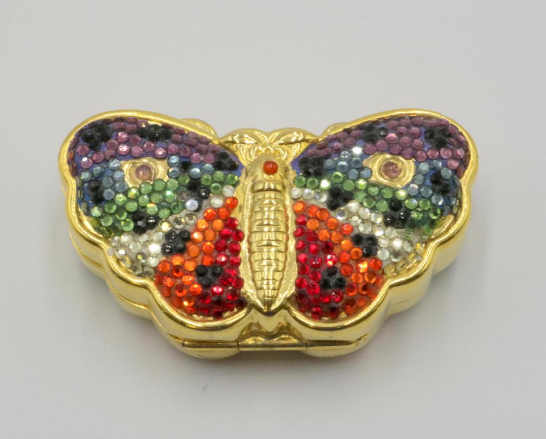 Judith Leiber Butterfly Pill Box
