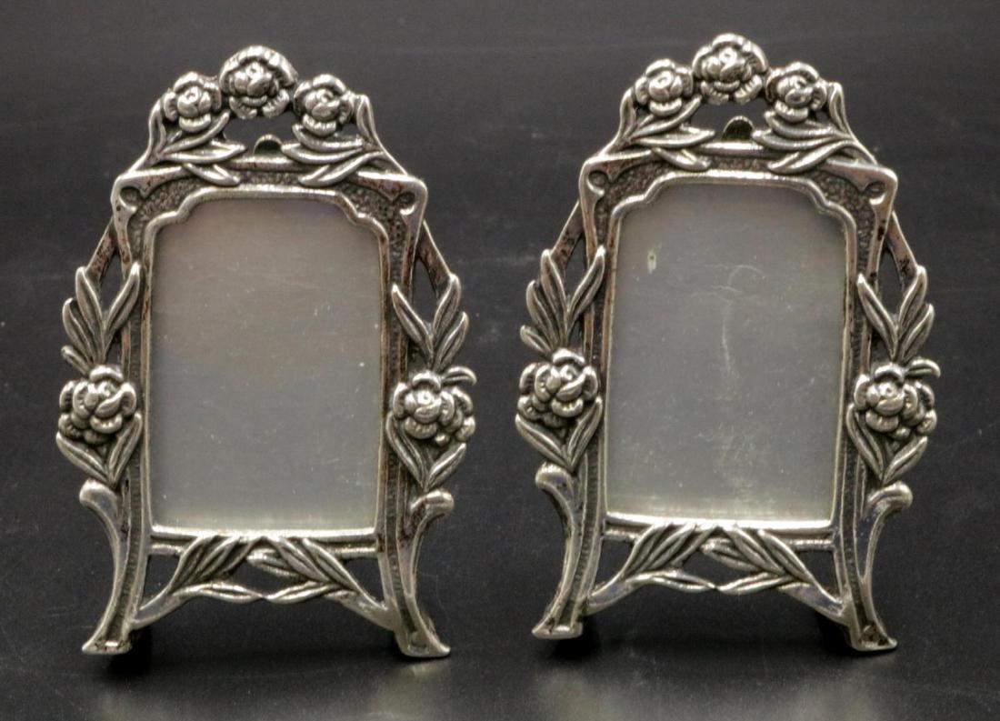 Pair of Miniature Sterling Frames (1 of 2)