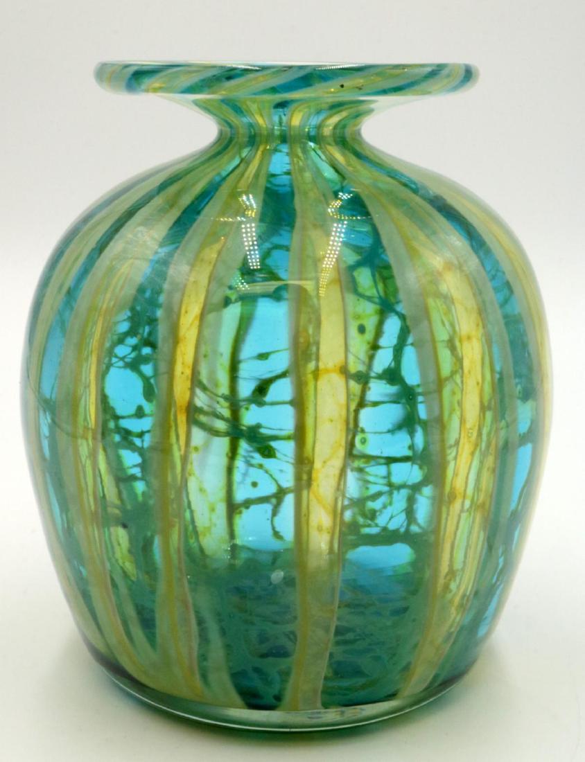 Signed Art Glass Vase