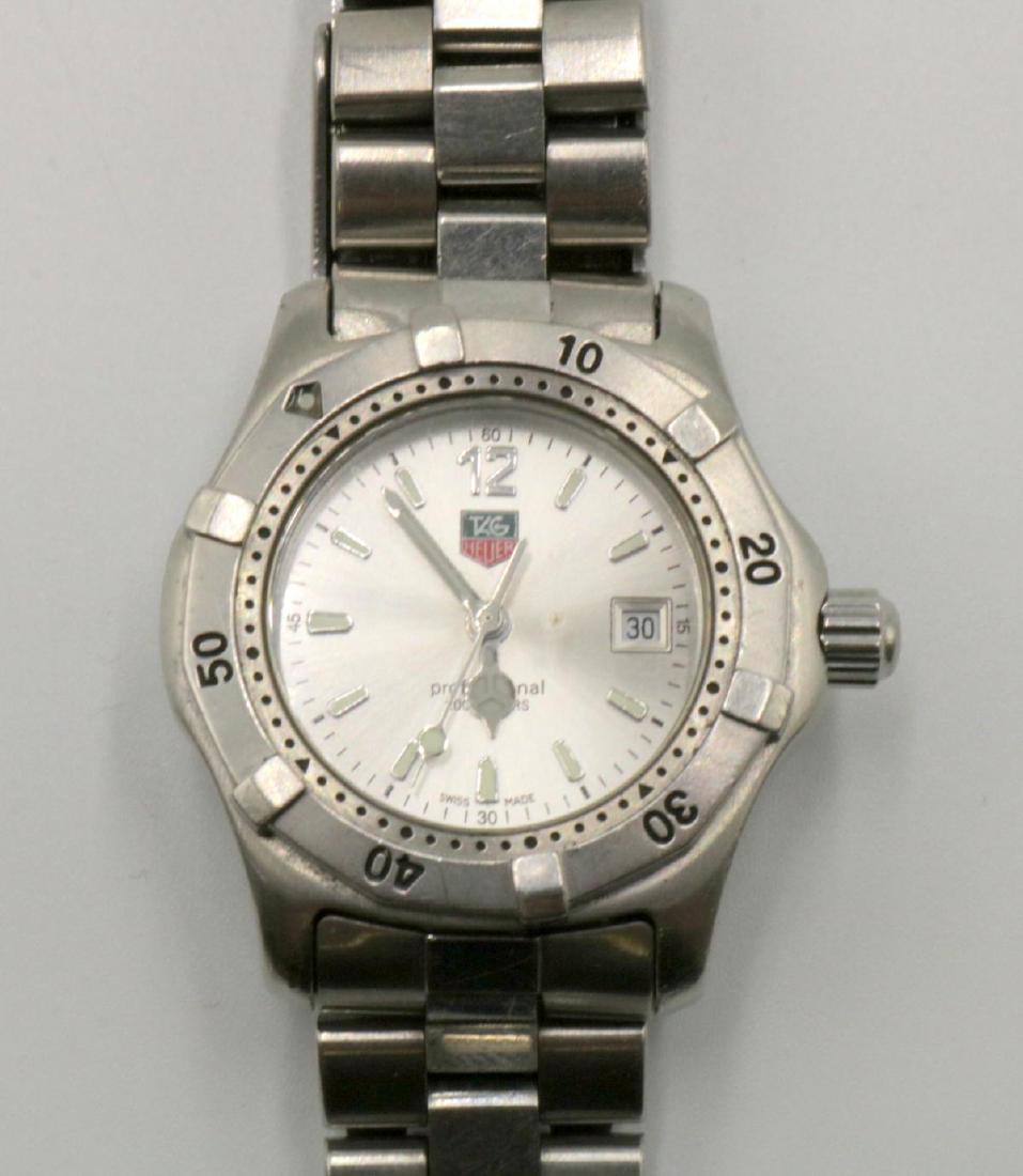 Tag Heuer "Professional" Stainless Steel Watch: Tag Heuer "Professional" Stainless Steel Ladies Watch. "WK1312-1".