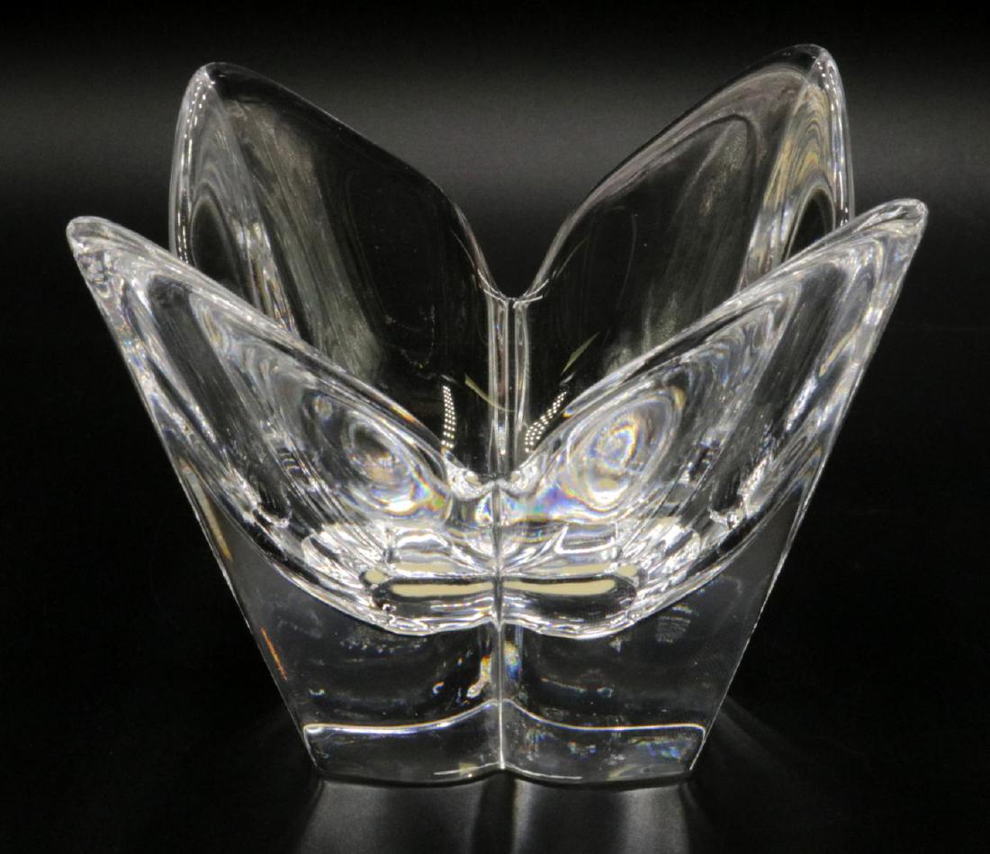 Orrefors Crystal Candy Bowl: Orrefors Crystal Candy Bowl. Measures - 2 5/8" high x 4 3/8" wide.