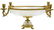 19th C. French Dore Bronze & Crystal Centerpiece