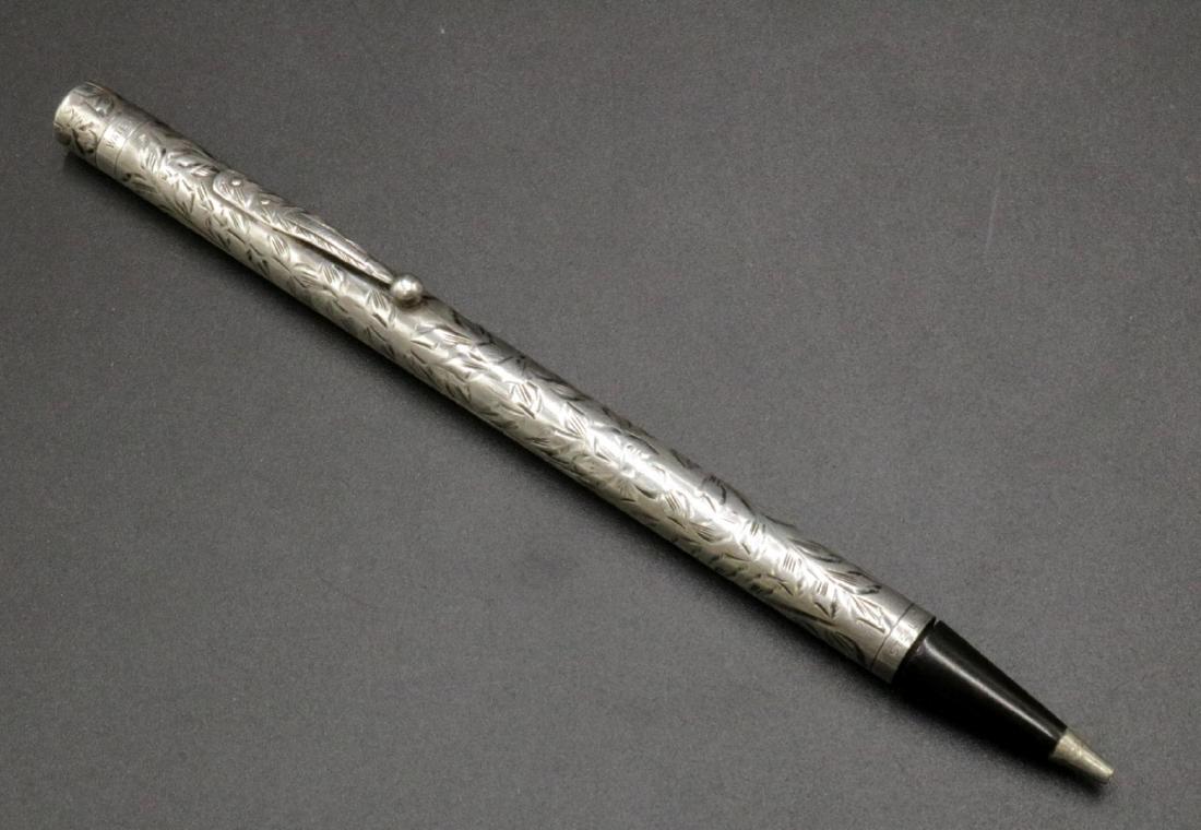 Antique Waterman Sterling Silver Mechanical Pencil: Antique Waterman Sterling Silver Mechanical Pencil. Measures - 5 1/8" long.