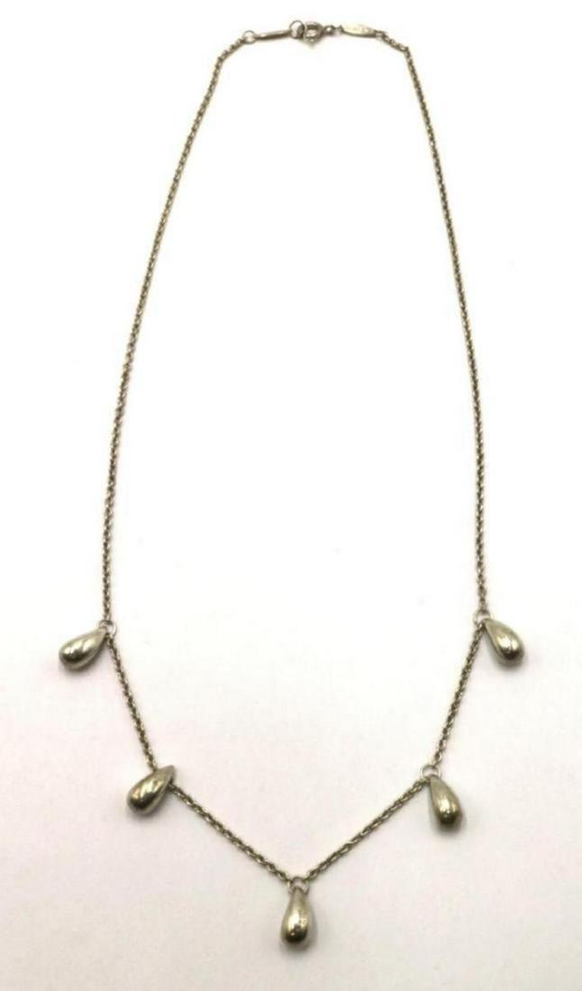 Tiffany & Co. Paloma Picasso Sterling Necklace: Tiffany & Co. Paloma Picasso Sterling Silver Necklace. Weight- 7.6 grams. Measures - 16" long.