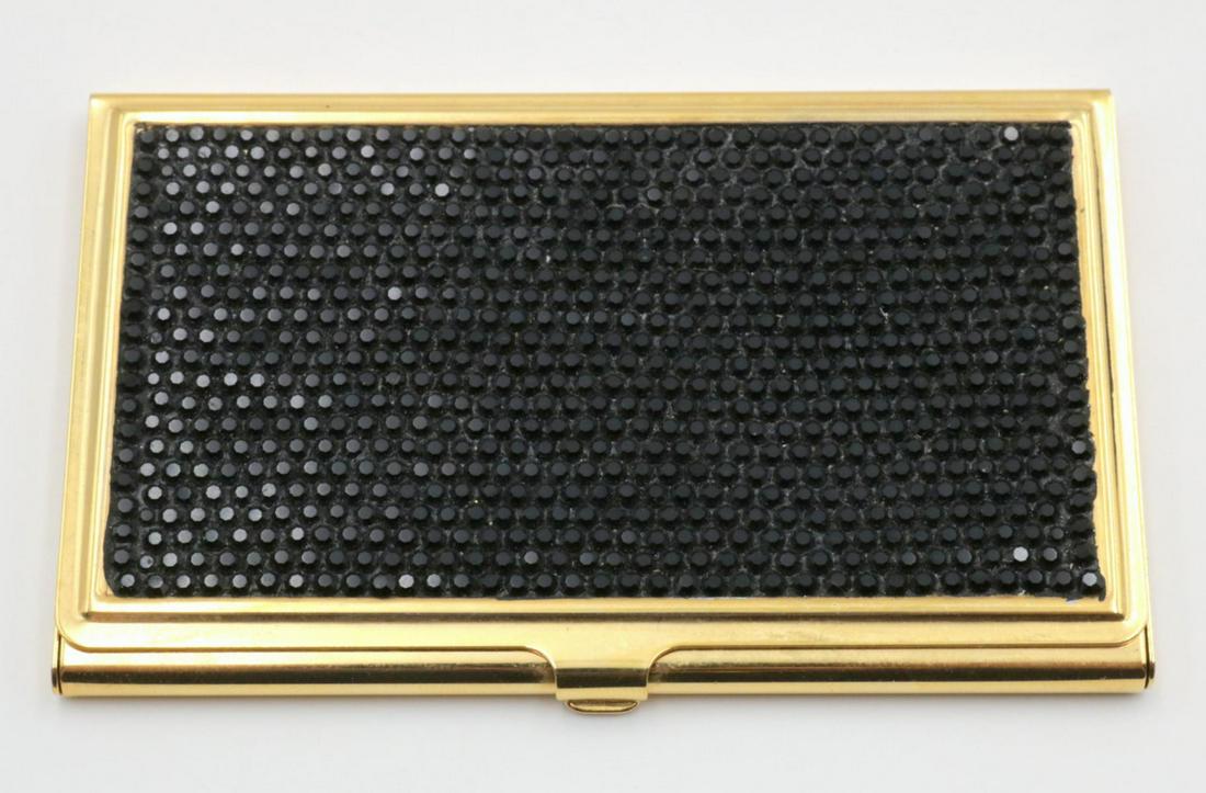 Judith Leiber Swarovski Crystal Facial Blotter: Judith Leiber Swarovski Crystal Facial Blotter. Measures - 3 3/4" long.