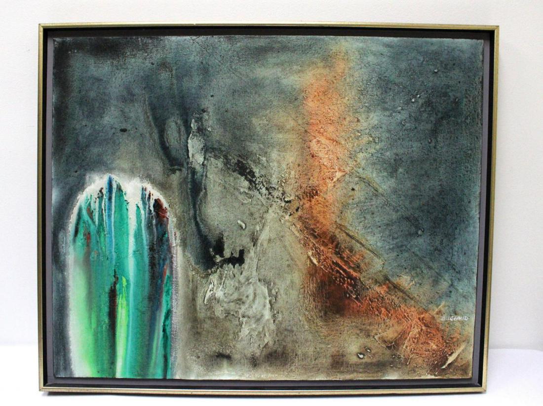 Marie Claude Bugeaud (French, b. 1984) Oil on Canvas: Marie Claude Bugeaud (French, b. 1984) Oil Painting on Canvas. Total measurements - 25 3/4" high x 32 1/4" wide.