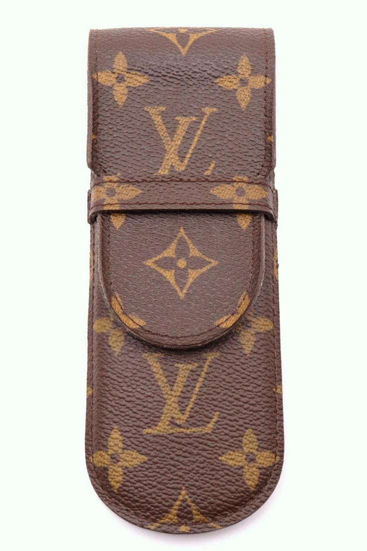 Louis Vuitton Monogram Canvas Glasses Case: Louis Vuitton Monogram Canvas Glasses Case. Measures - 6 1/2" long.