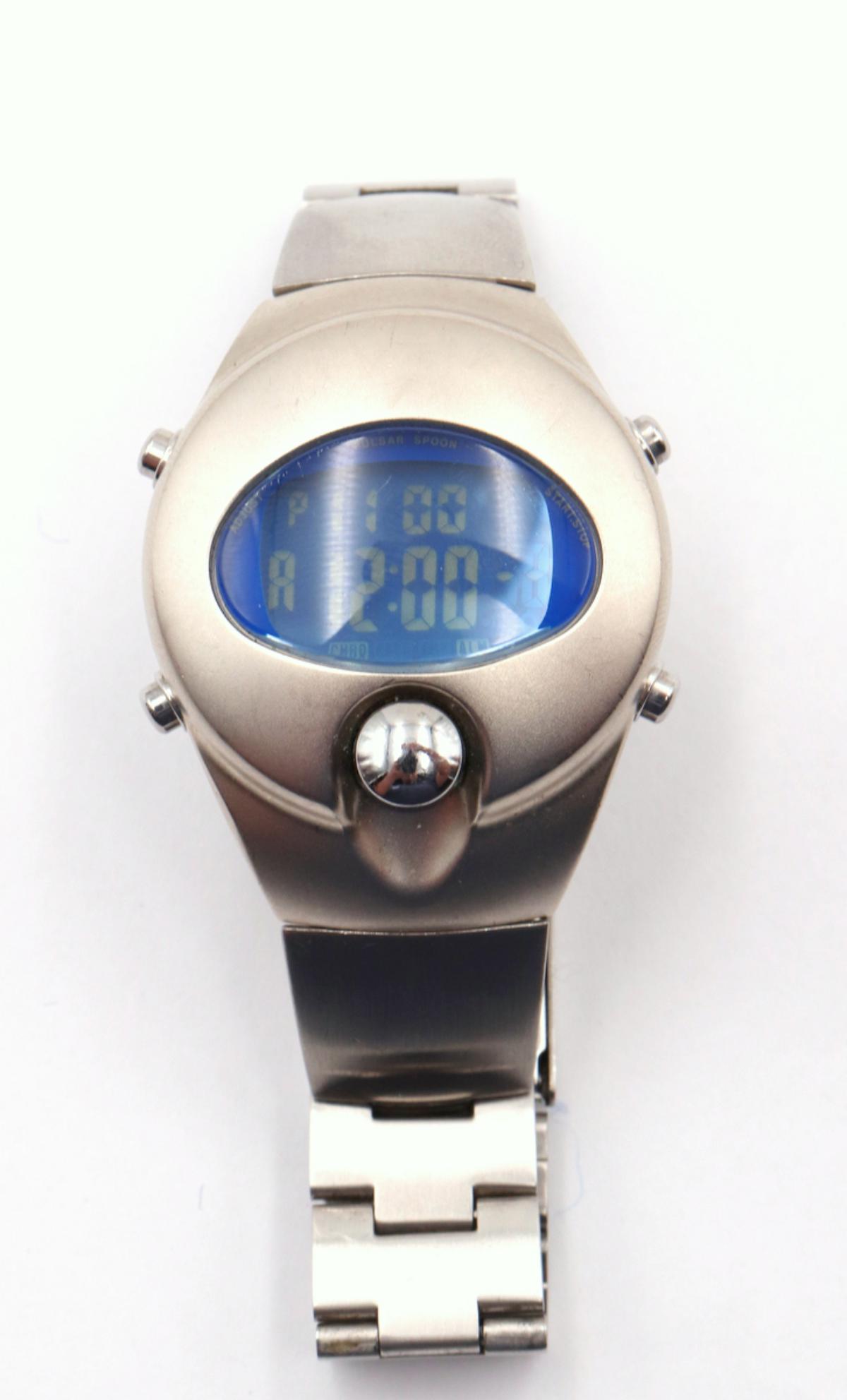 Rare Men's Pulsar Digital Spoon Robot Watch: Rare Men's Pulsar Digital Spoon Robot Watch.