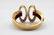 18Kt Yellow Gold Double Oval Diamond Bangle - 4