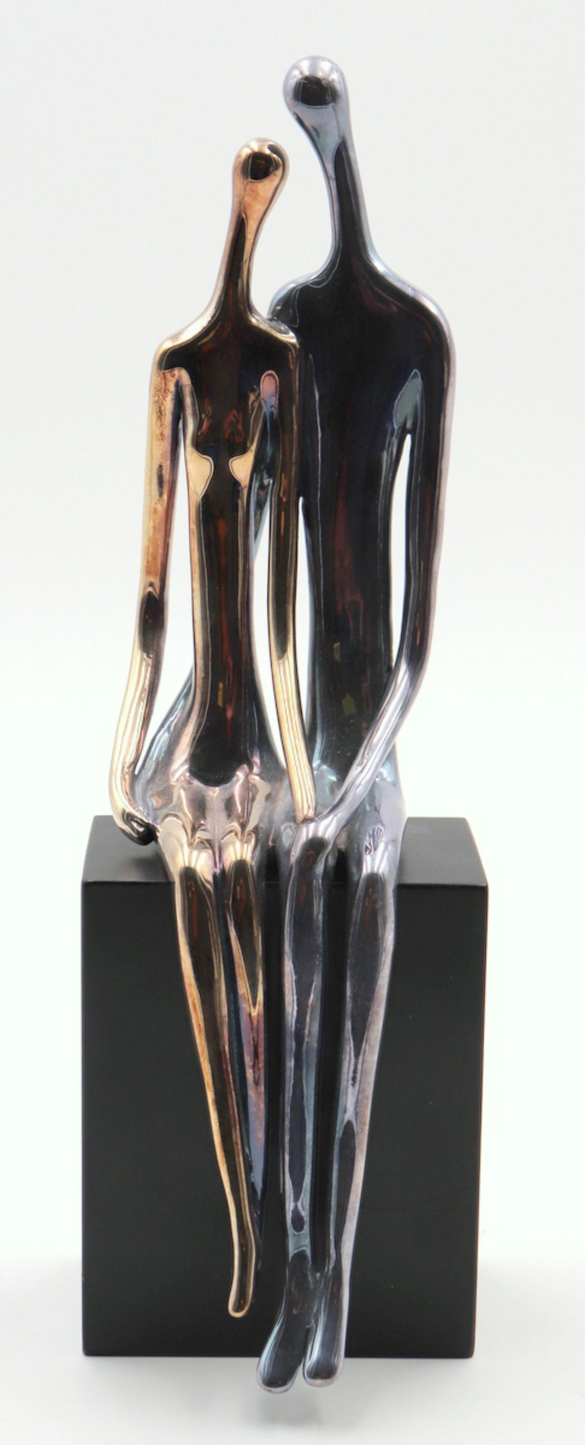 Ruth Bloch Sterling Silver Sculpture: Ruth Bloch Sterling Silver Sculpture. Measures approx. - 10 1/2" high x 3 1/4" wide.