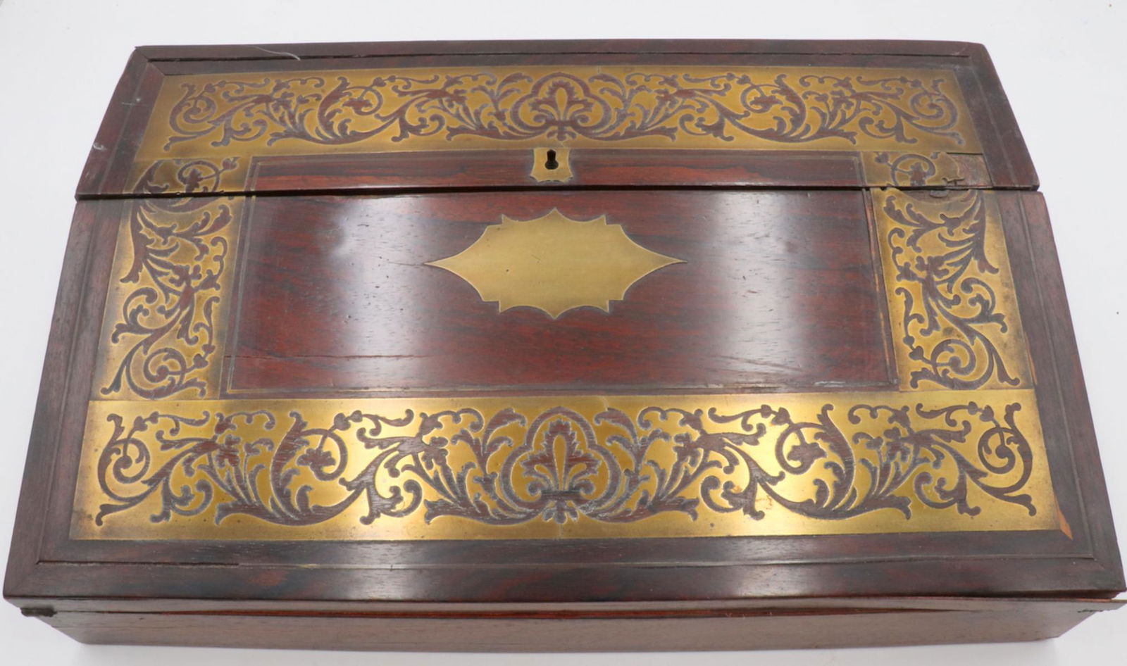 Antique 19th C. Wooden Travel Writing Desk (1 of 3)