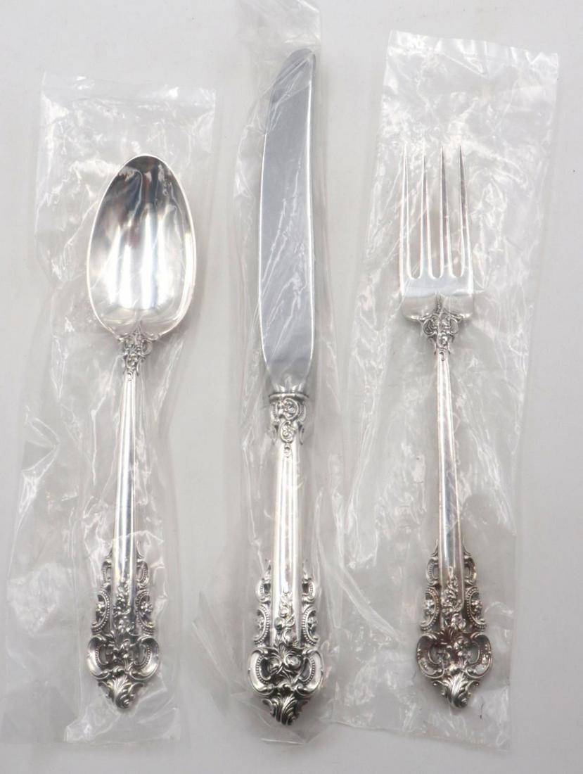 3 Pc. Wallace "Grande Baroque" Sterling Youth Set (1 of 3)