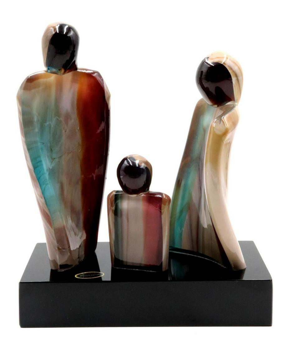 Italian Murano Art Glass Group Sculpture (1 of 3)