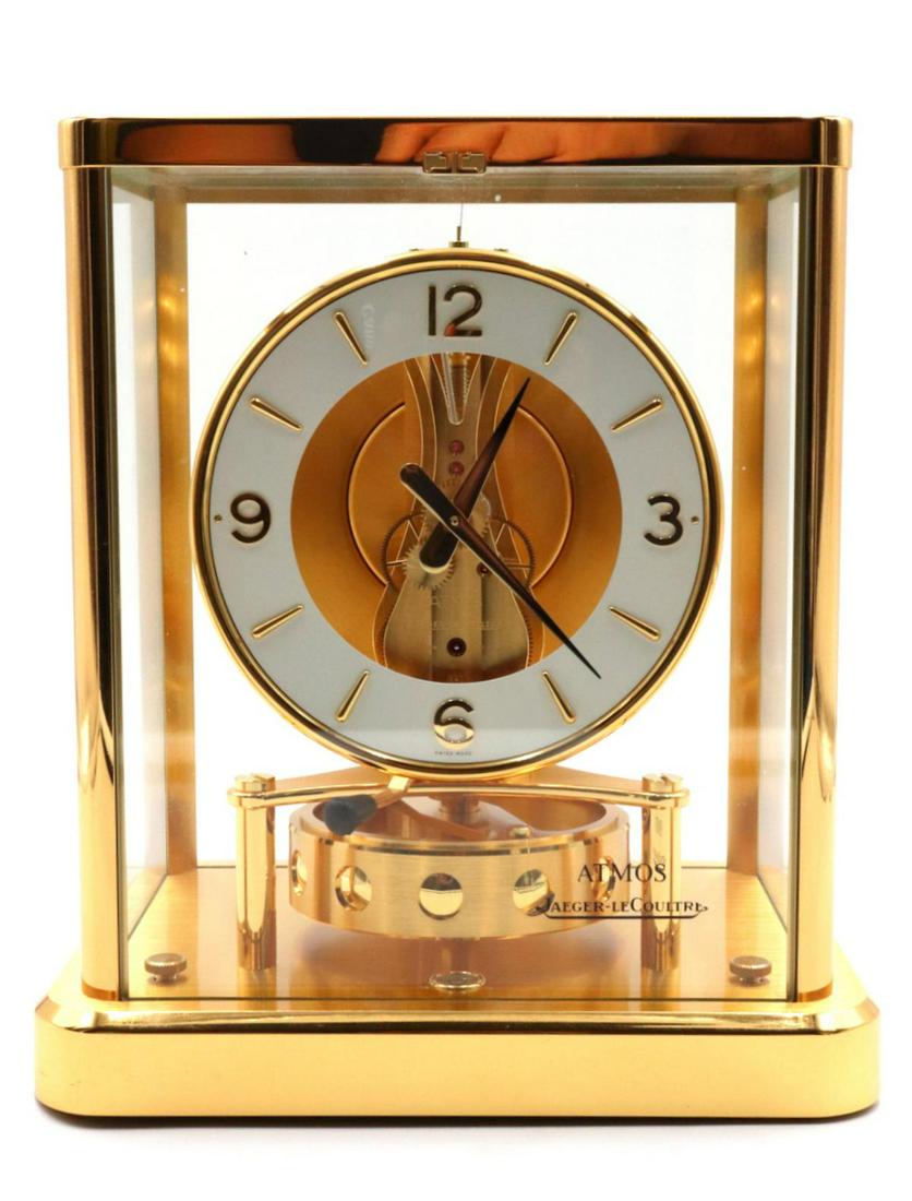 Vintage Jaeger Le Coultre Atmos Gold Clock (1 of 5)
