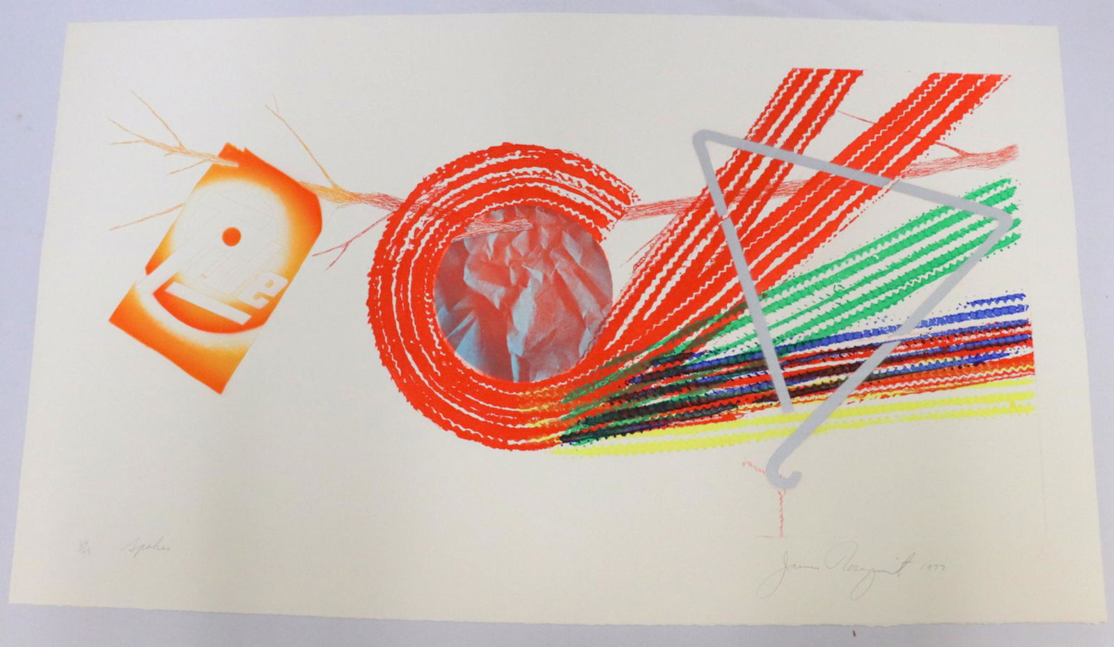 James Rosenquist "Spokes" Etching Aquatint (1 of 5)