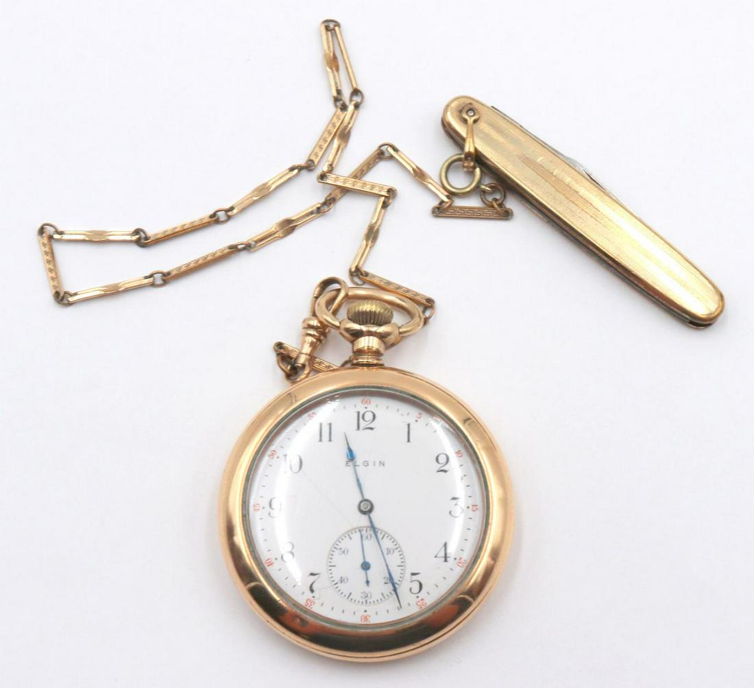 Antique Elgin Gold Filled Pocket Watch (1 of 2)