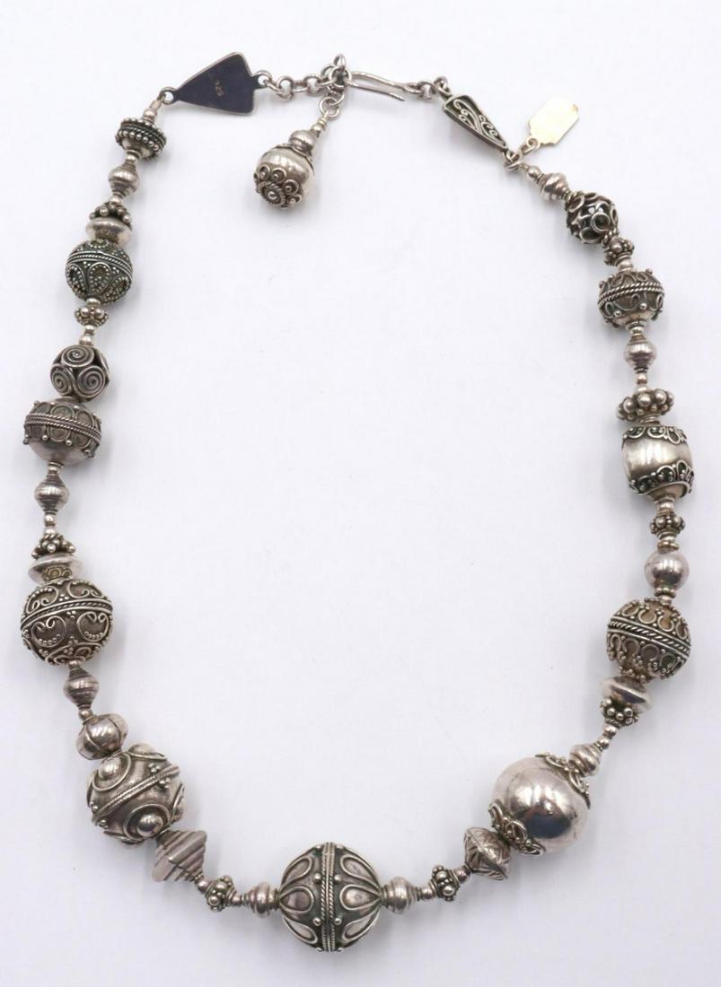 Unusual Sterling Silver Bracelet (1 of 2)