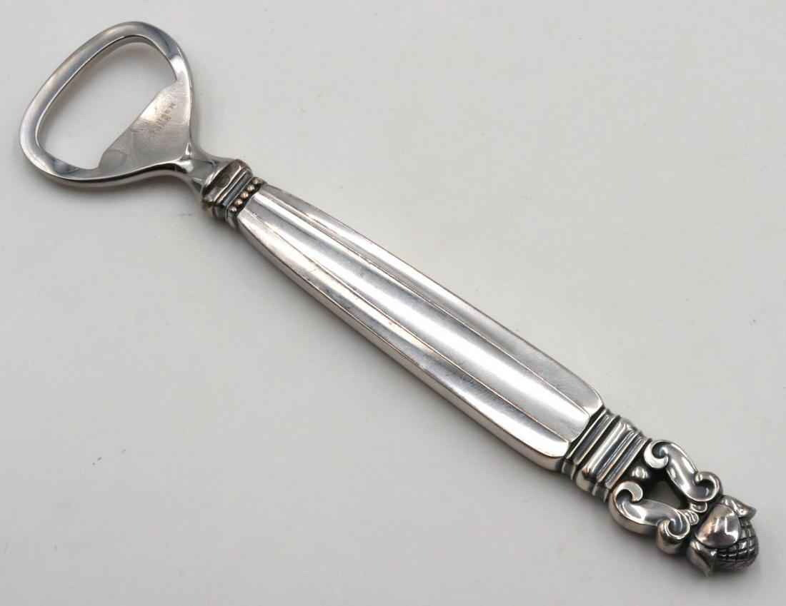 Georg Jensen "Acorn" Sterling Bottle Opener (1 of 3)