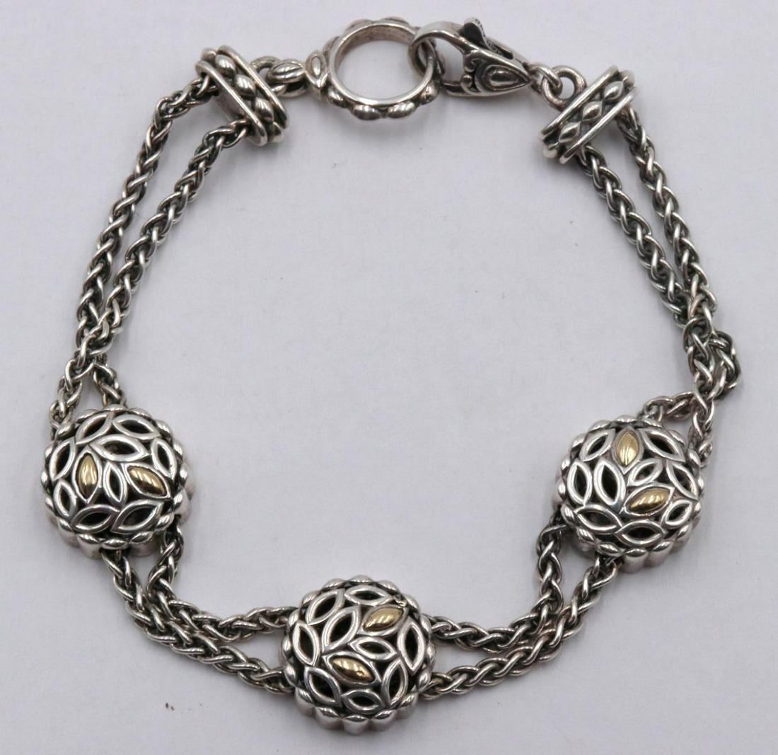 John Hardy 14Kt & Sterling Bracelet (1 of 2)