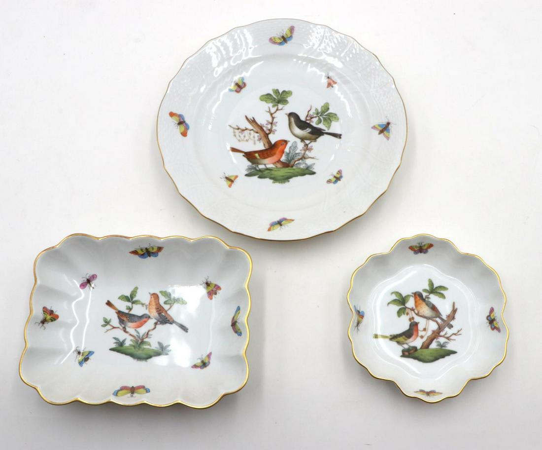 Lot of Herend "Rothschild" Porcelain Articles (1 of 5)