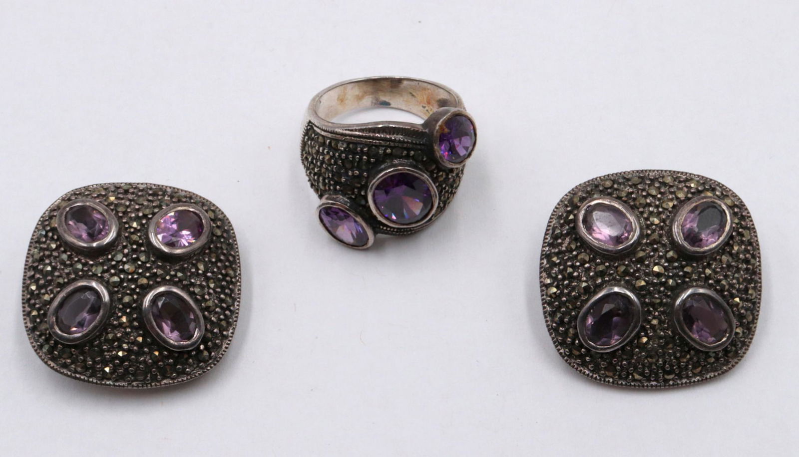 Sterling Silver & Amethyst Suite (1 of 2)