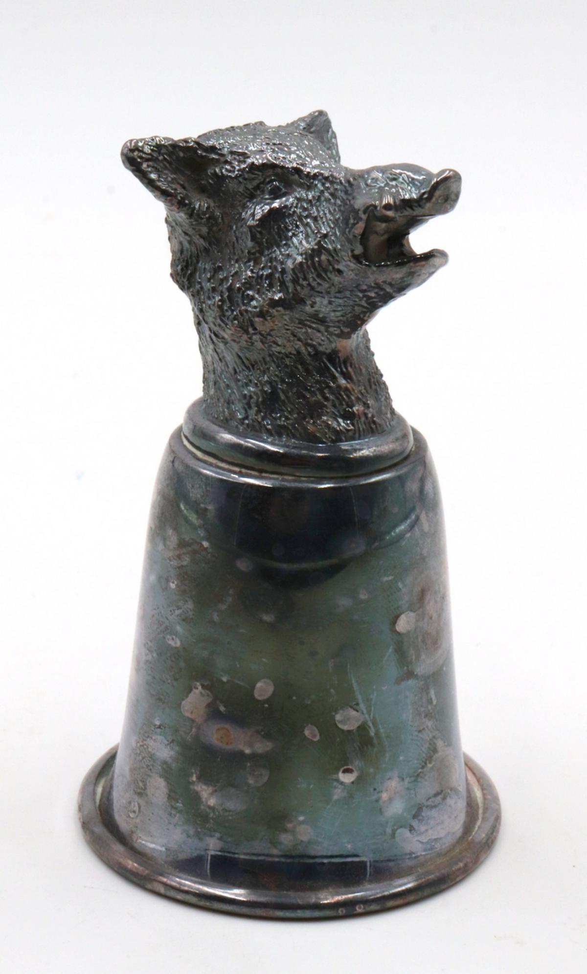 Vintage Gucci Boar Stirrup Cup (1 of 2)