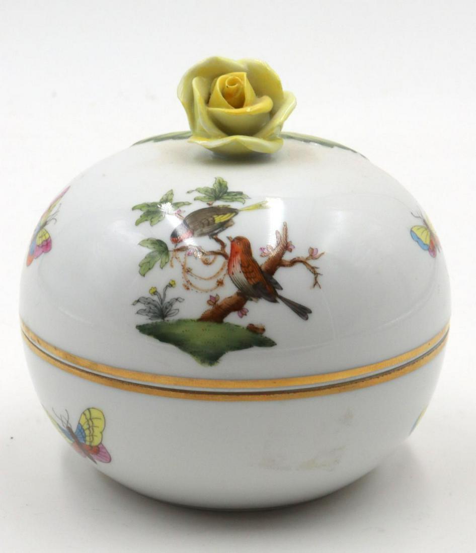 Herend "Rothschild" Porcelain Covered Dish (1 of 3)