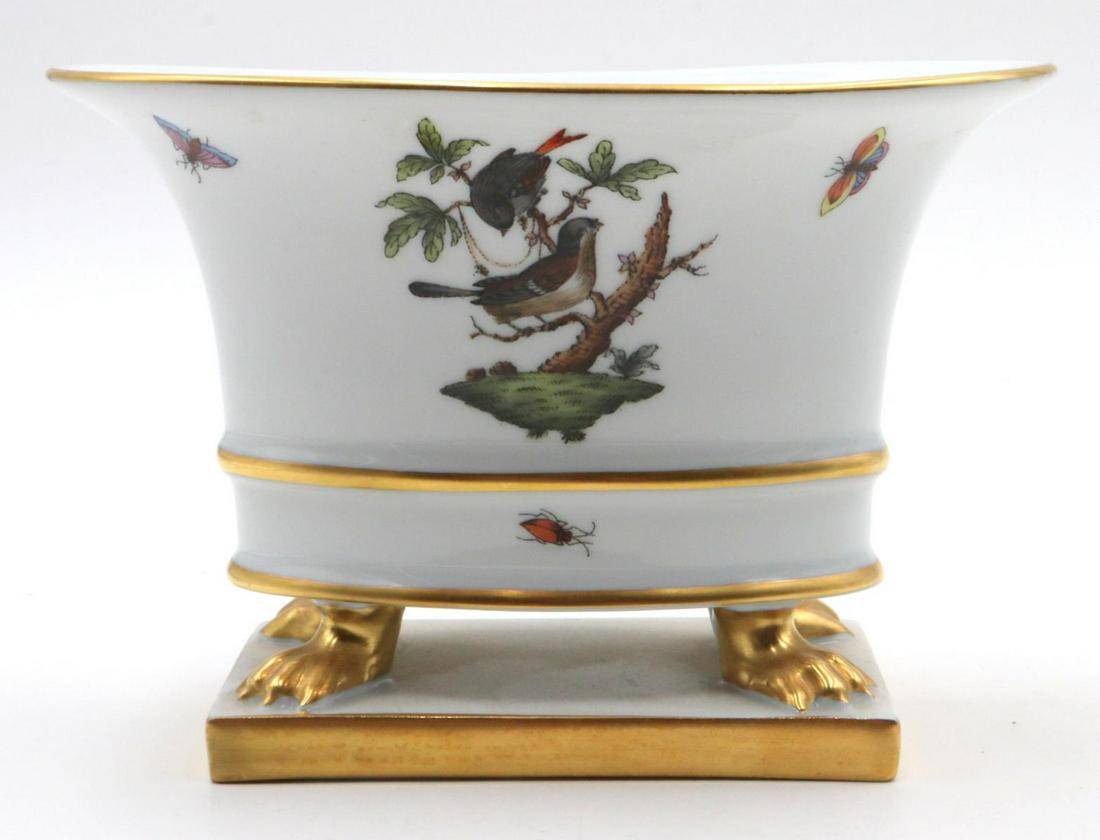 Herend "Rothschild" Porcelain Miniature Planter (1 of 2)