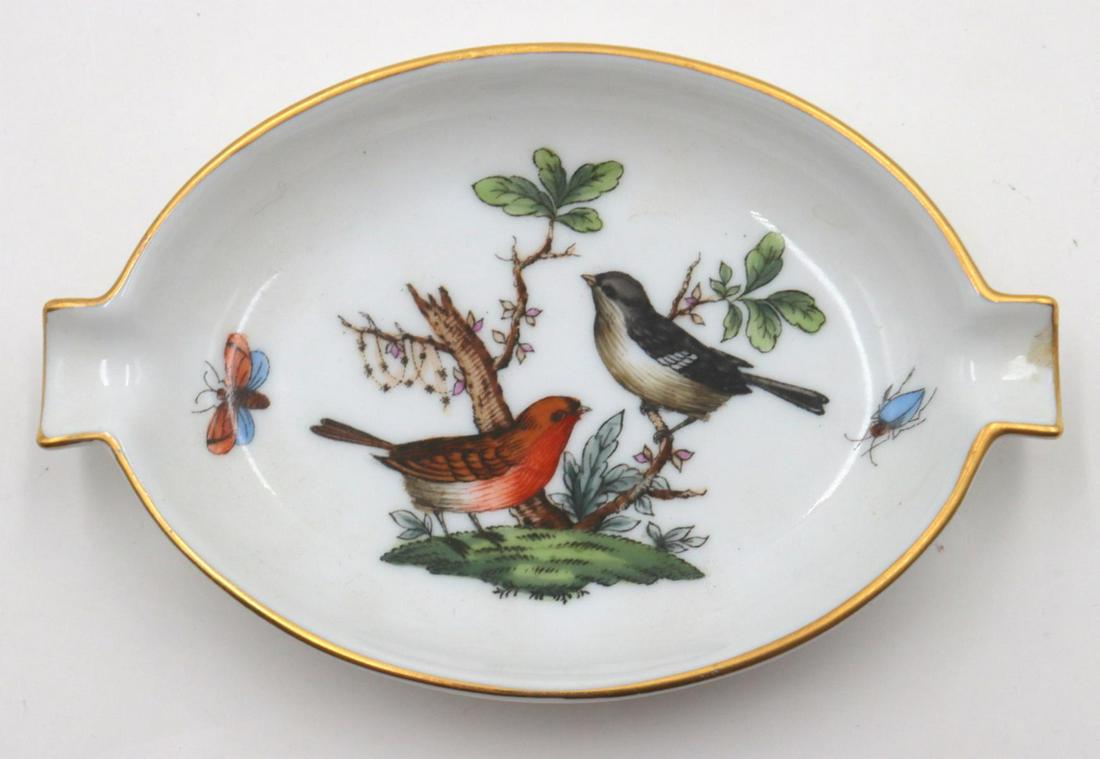 Herend "Rothschild" Porcelain Ashtray (1 of 2)