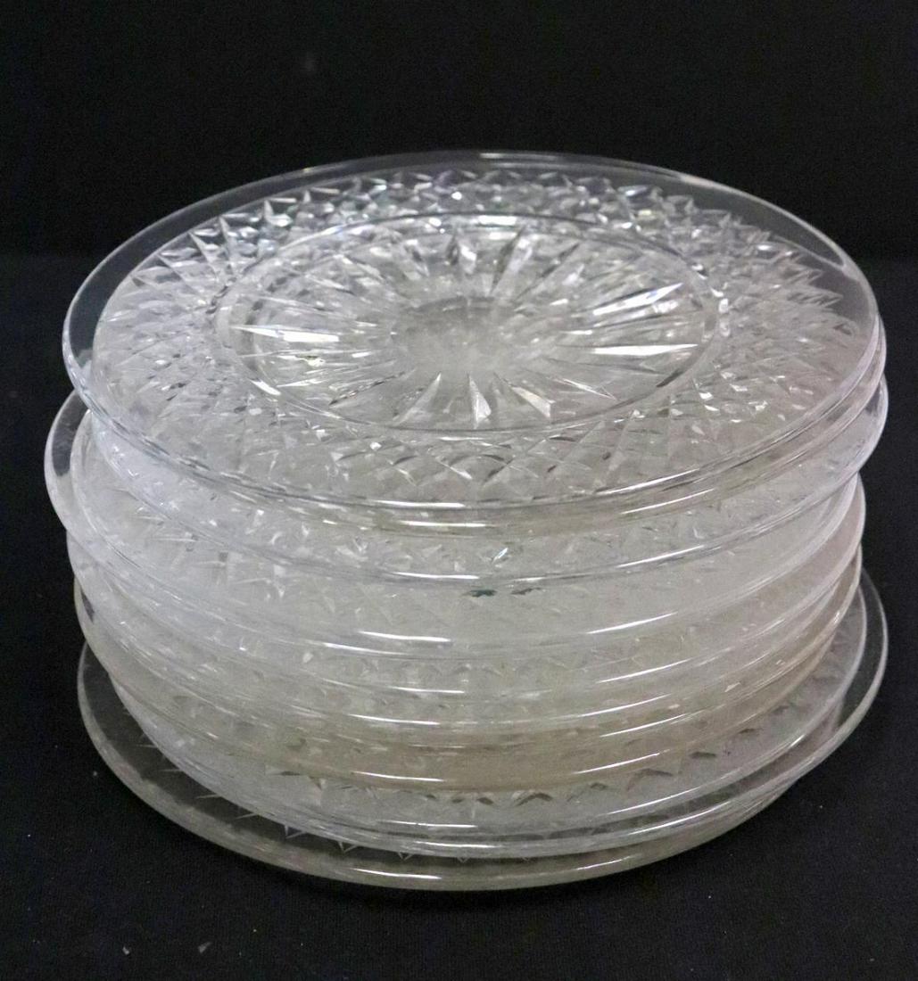 12 Pc. Waterford Crystal Plates (1 of 3)