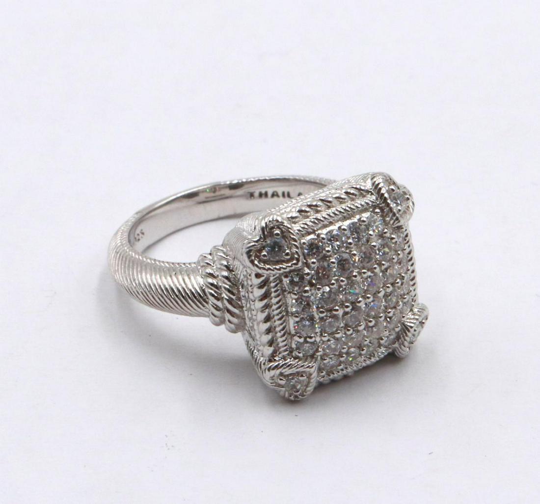 Judith Ripka Sterling & CZ Ring (1 of 3)