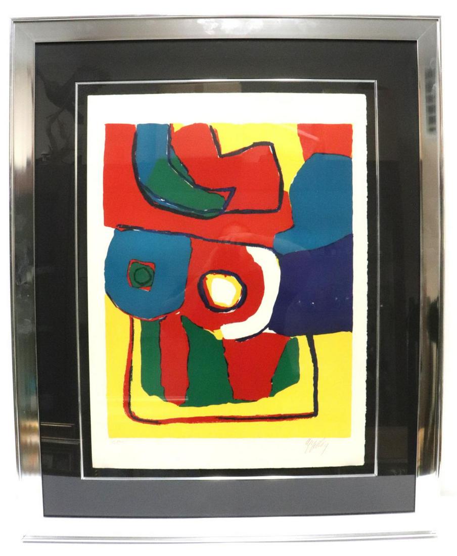 Karel Appel (Dutch 1921-2006) Signed Lithograph (1 of 4)