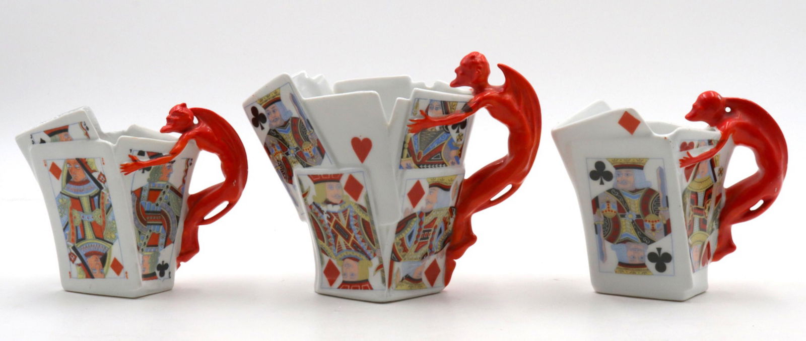 Royal Bayreuth "Devil & Cards" Porcelain Group (1 of 5)