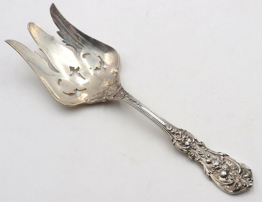 Reed & Barton "Francis 1st" Sterling Salad Serving Fork (1 of 3)